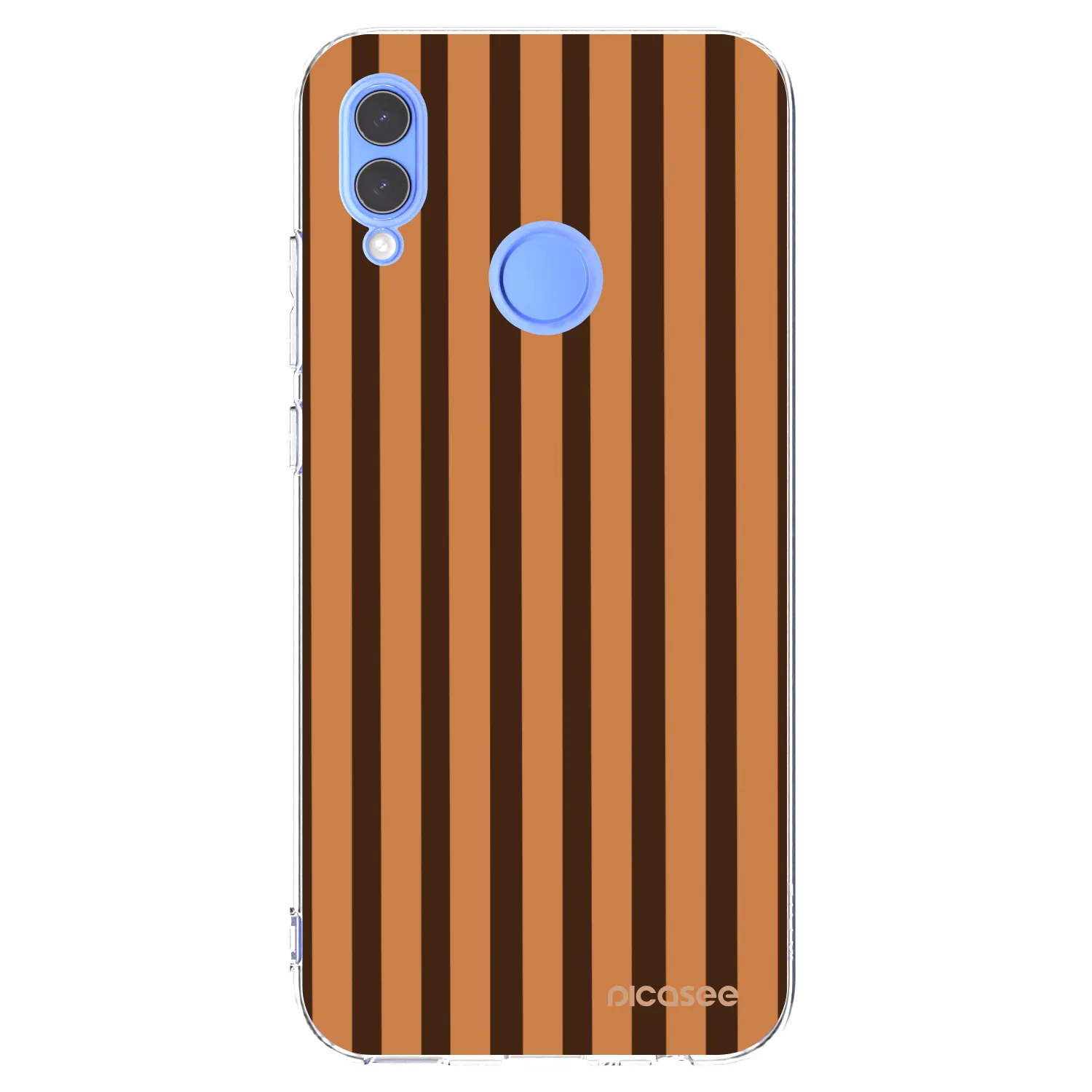 Picasee silikonový průhledný obal pro Honor 10 Lite - Caramel lines