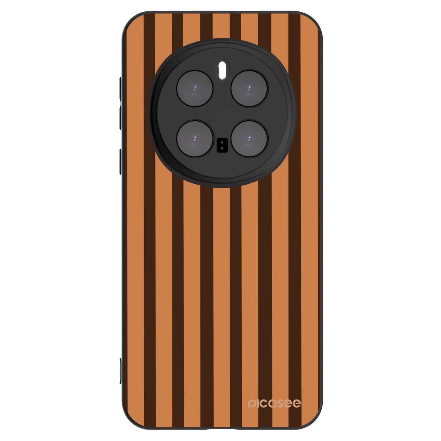 Picasee silikonový černý obal pro Honor Magic7 Pro 5G - Caramel lines
