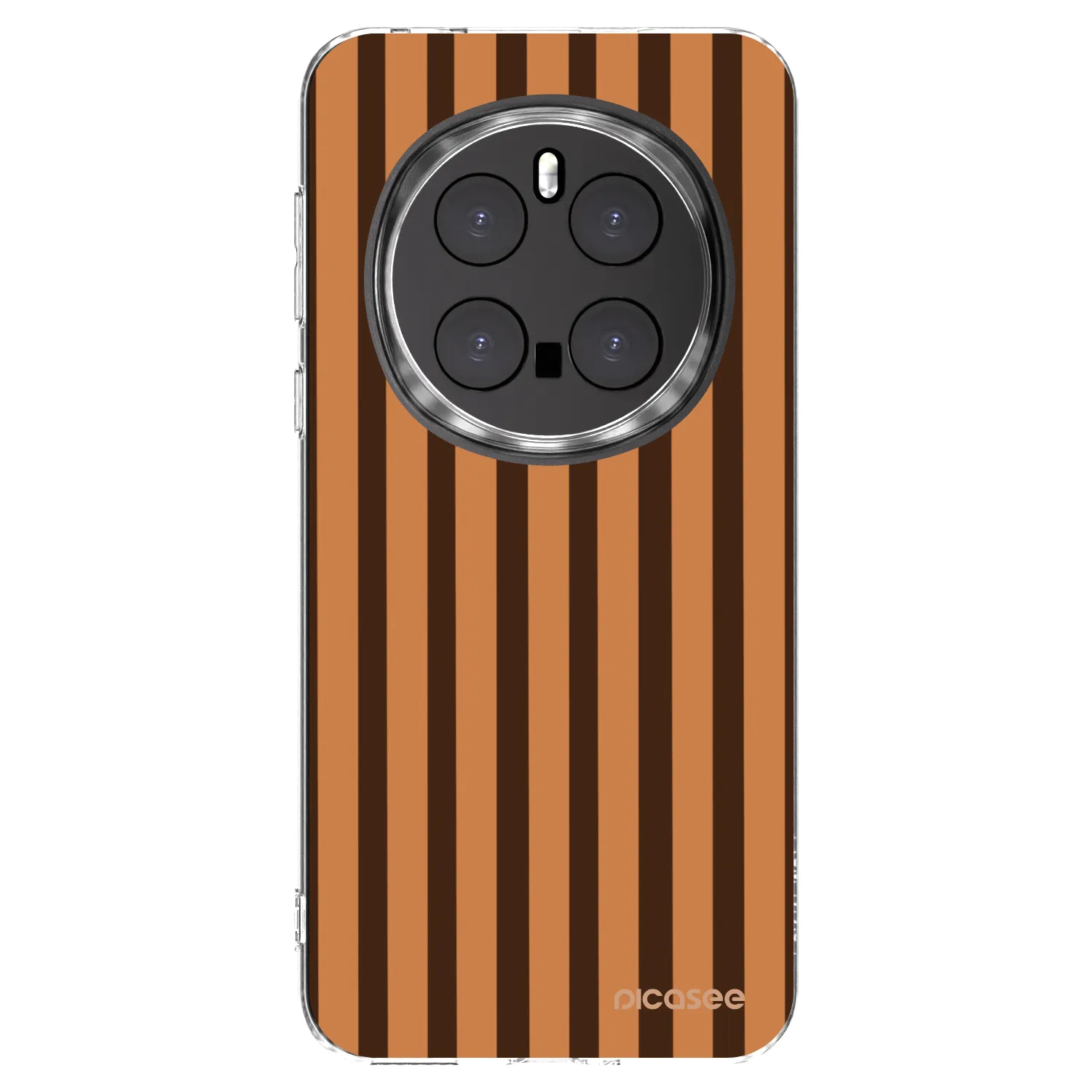 Picasee silikonový průhledný obal pro Honor Magic7 Pro 5G - Caramel lines