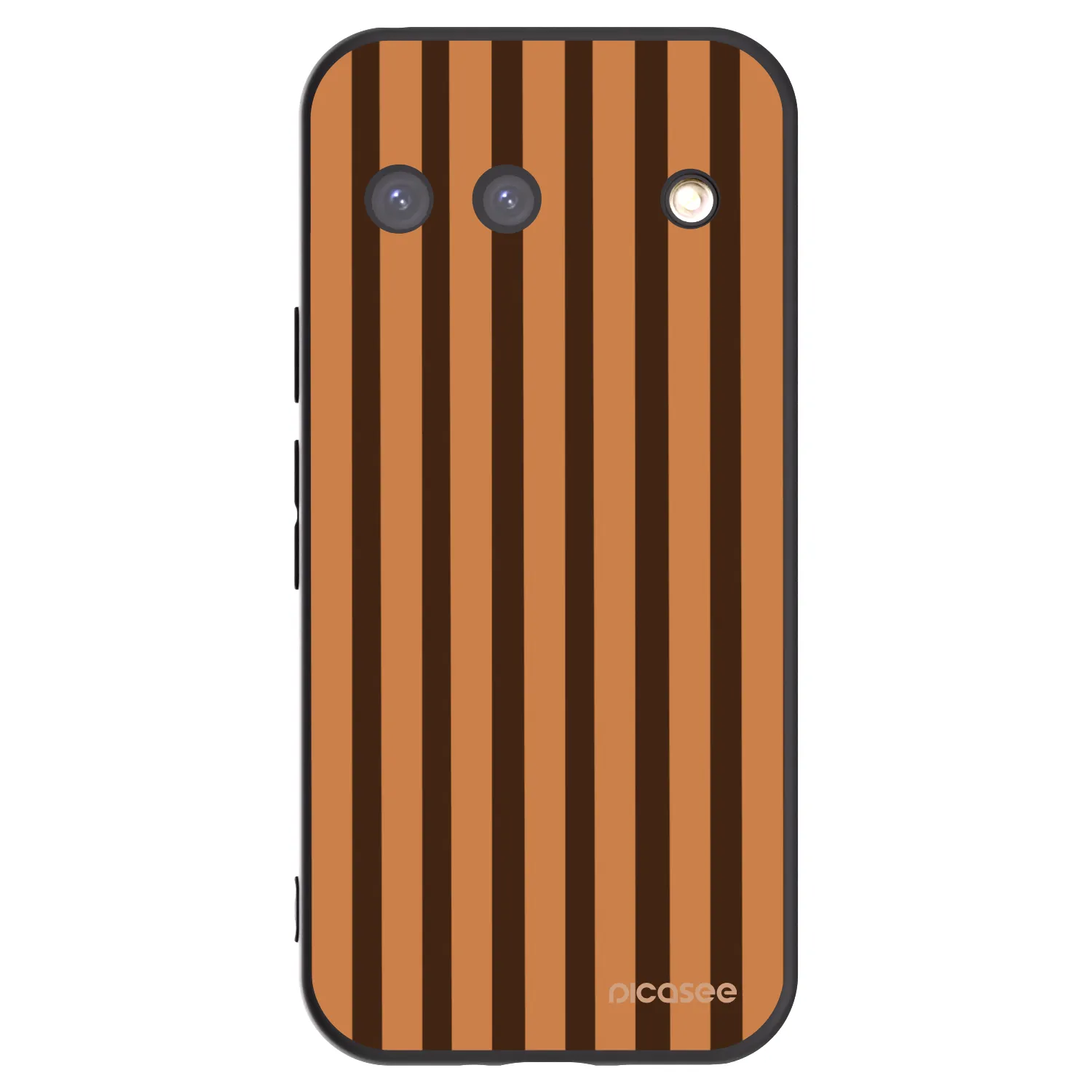 Picasee silikonový černý obal pro Google Pixel 9 - Caramel lines