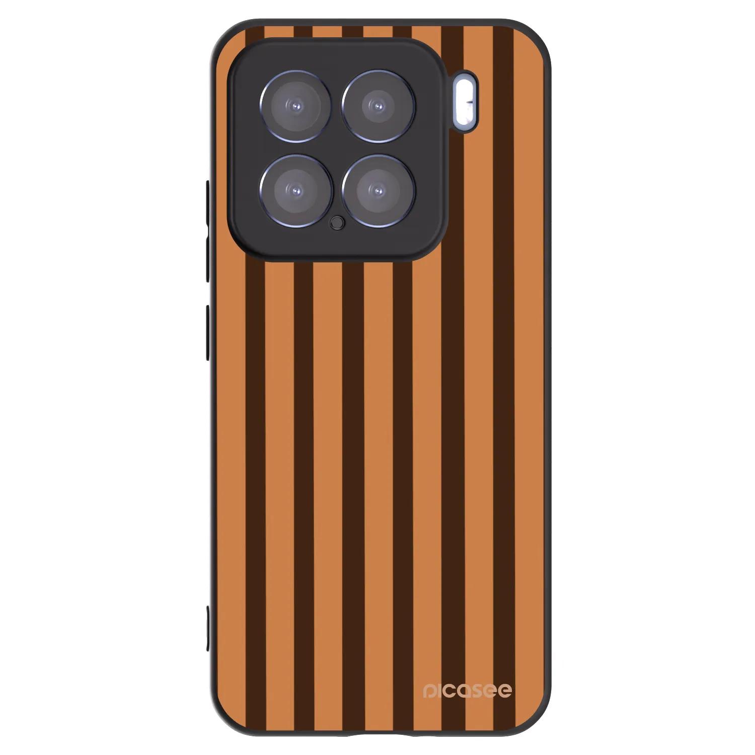 Picasee silikonový černý obal pro Xiaomi 15 - Caramel lines