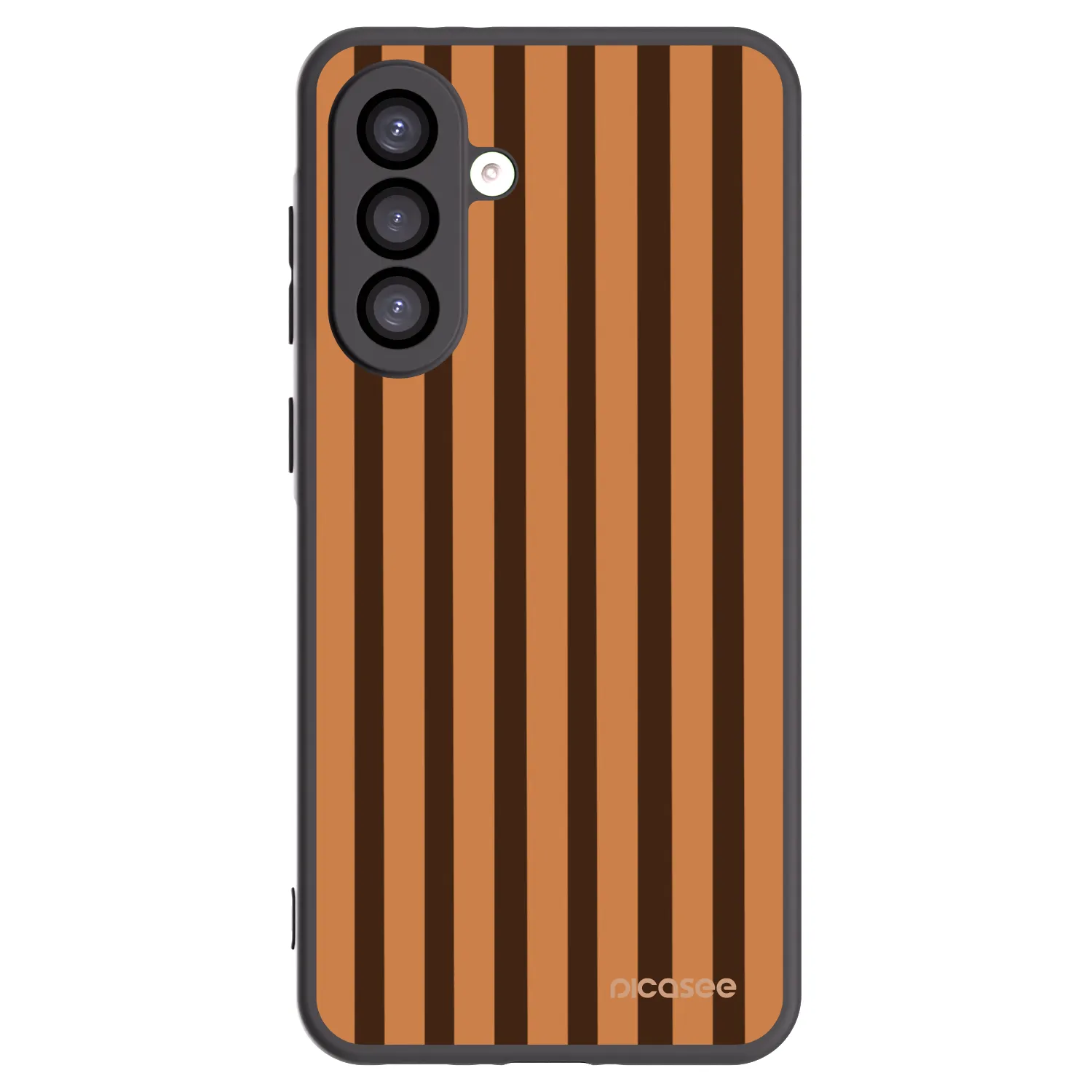Picasee silikonový černý obal pro Samsung Galaxy A26 5G A266B - Caramel lines
