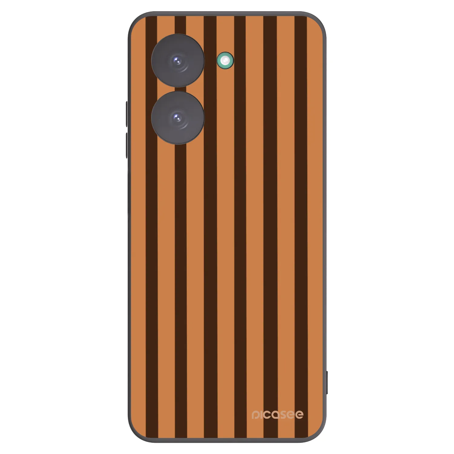 Picasee silikonový černý obal pro Xiaomi Redmi A5 - Caramel lines