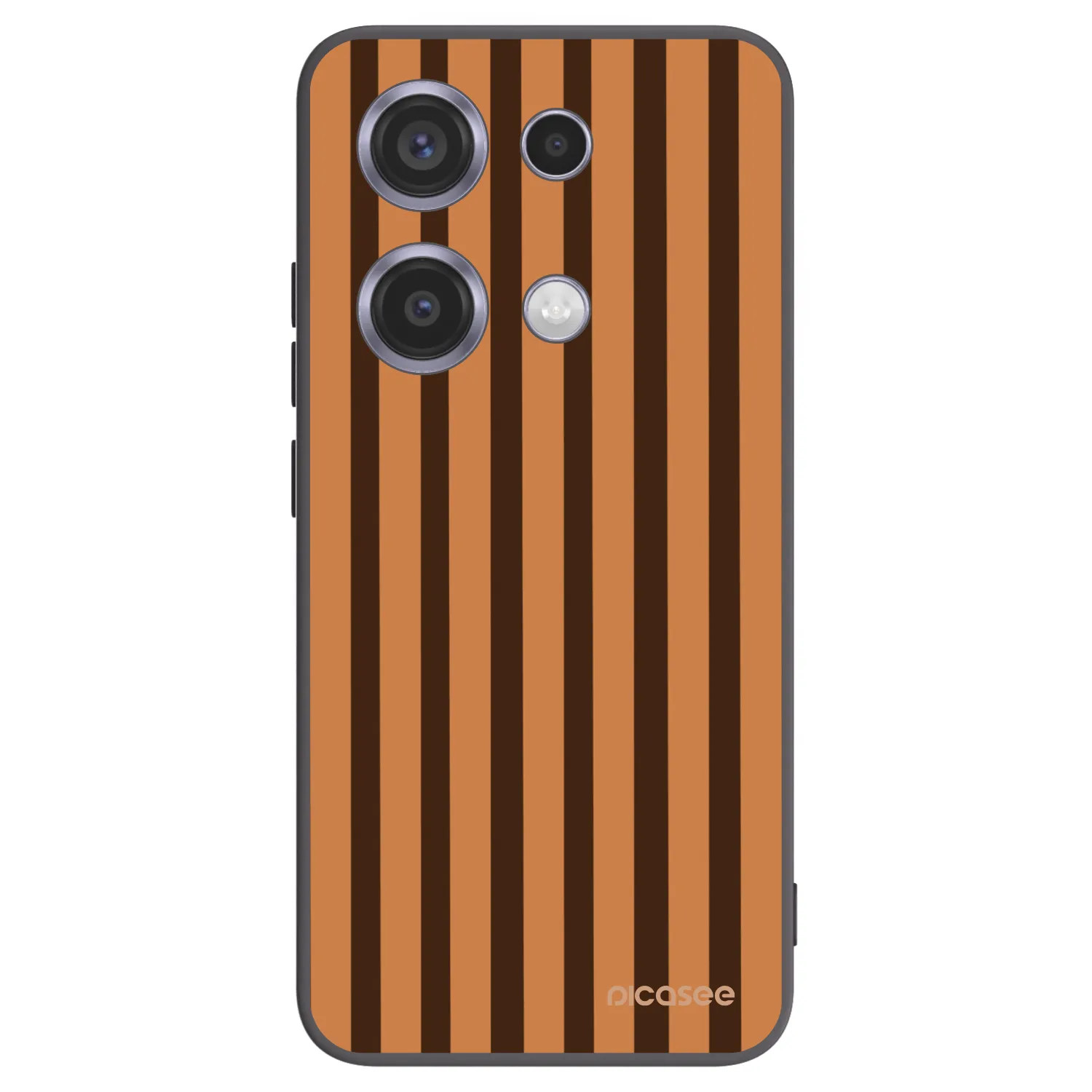 Picasee silikonový černý obal pro Xiaomi Redmi Note 14S - Caramel lines