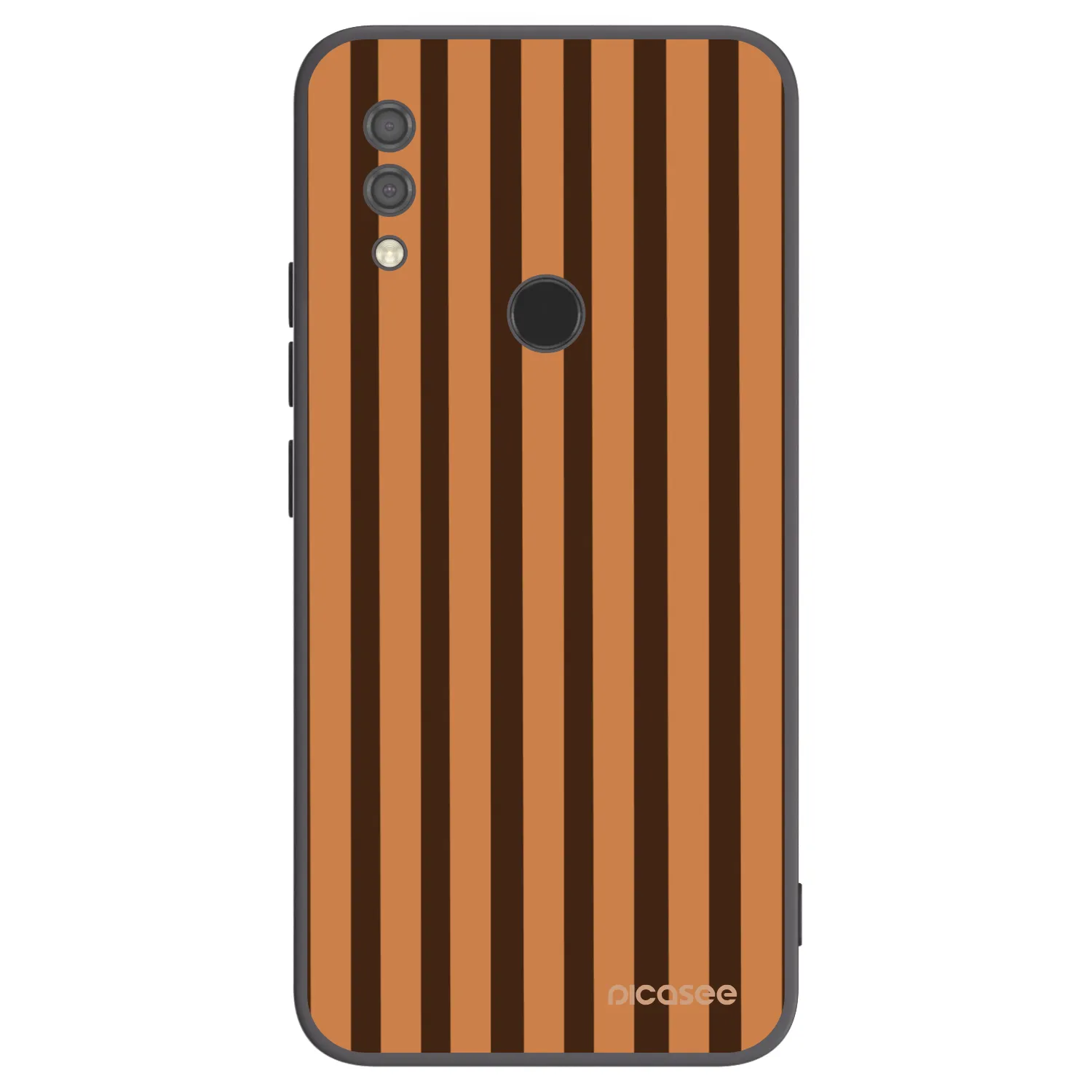 Picasee silikonový černý obal pro Xiaomi Redmi 7 - Caramel lines