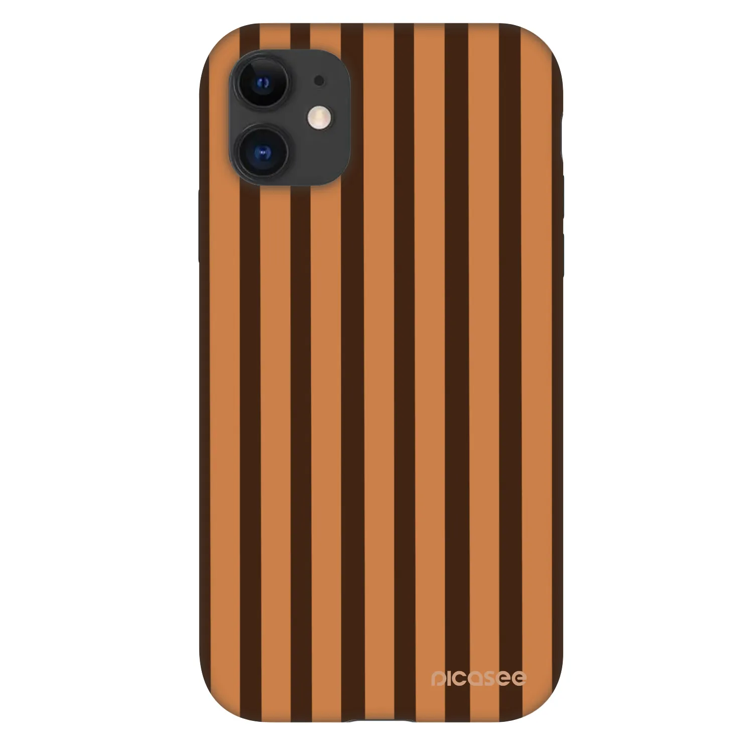 Picasee Fashion Case pro Apple iPhone 11 - Caramel lines
