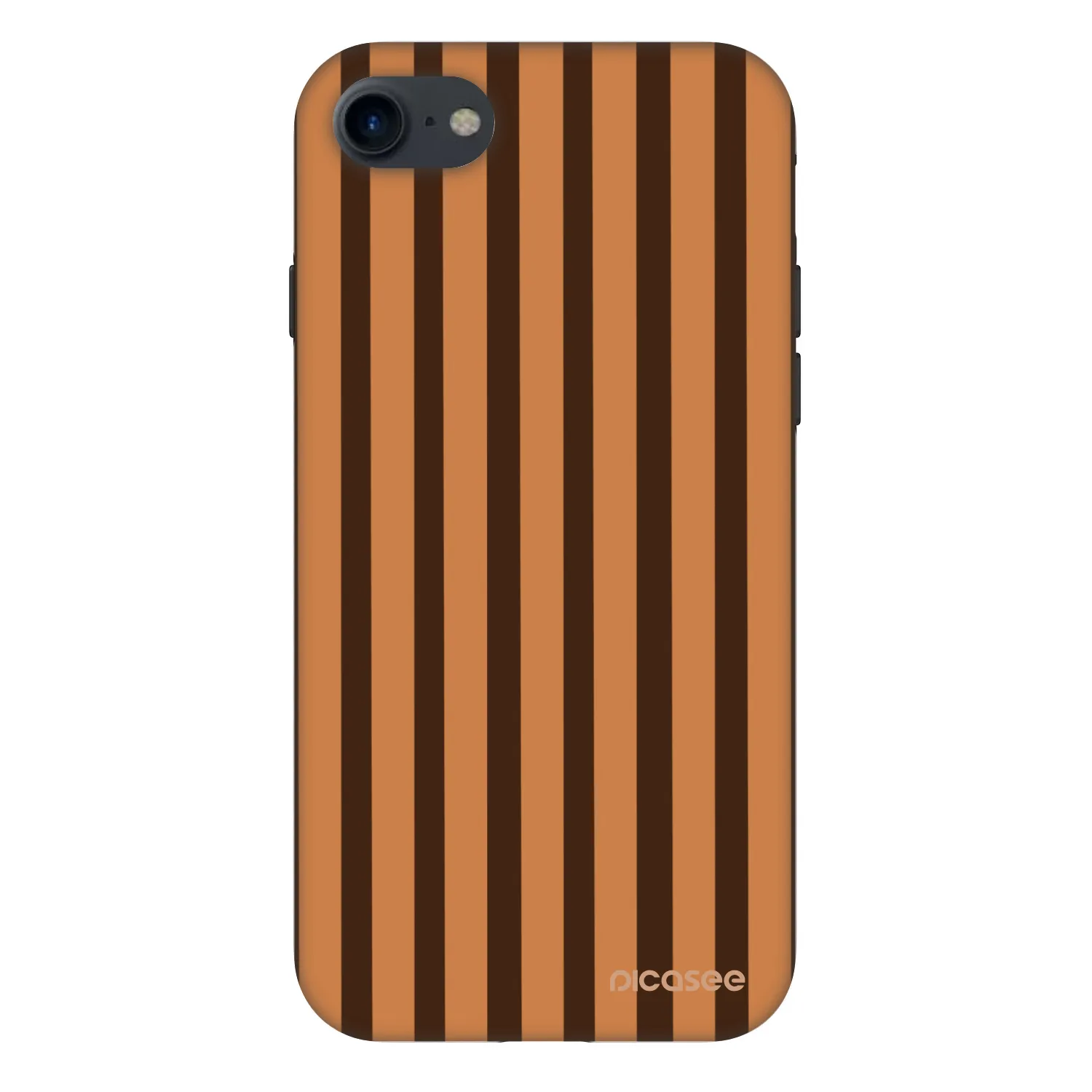 Picasee Fashion Case pro Apple iPhone SE 2022 - Caramel lines