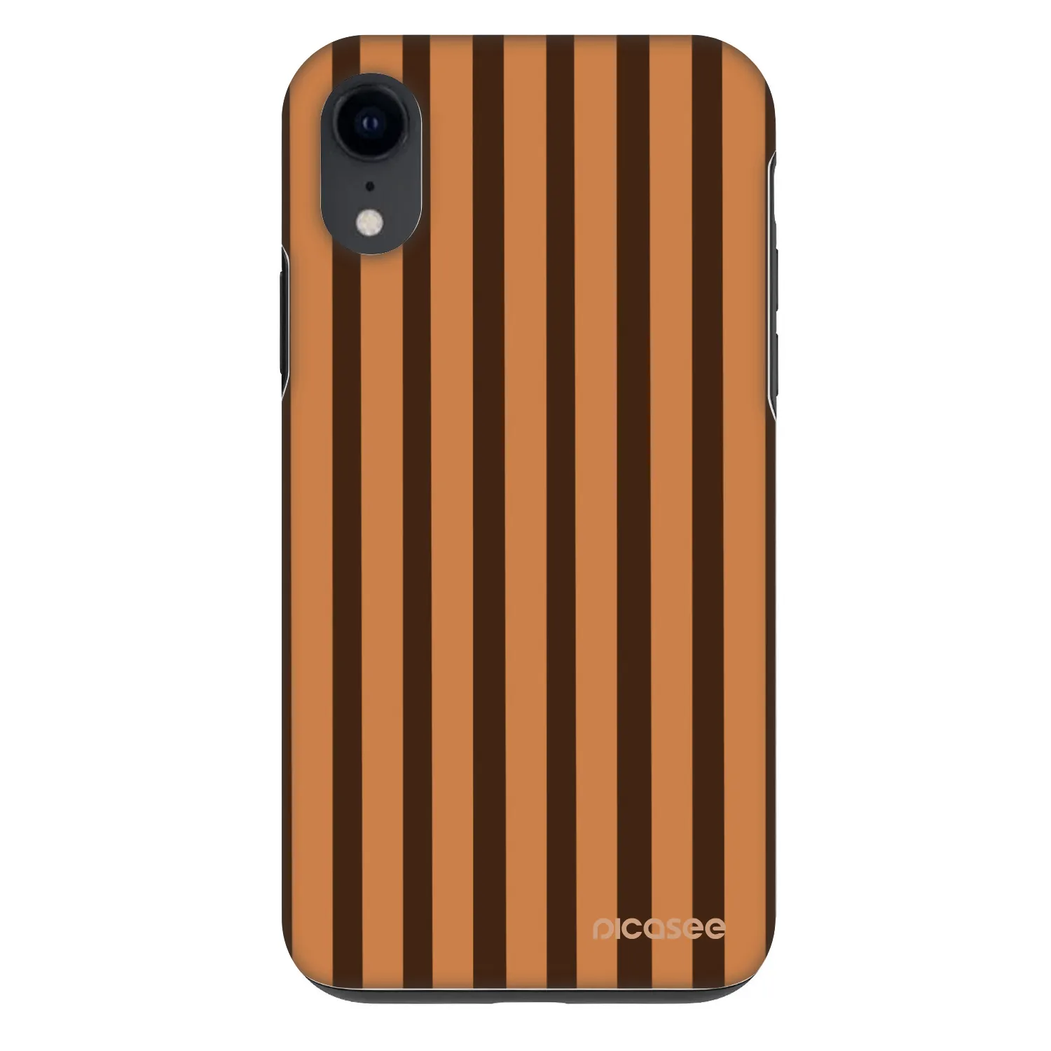Picasee Fashion Case pro Apple iPhone XR - Caramel lines