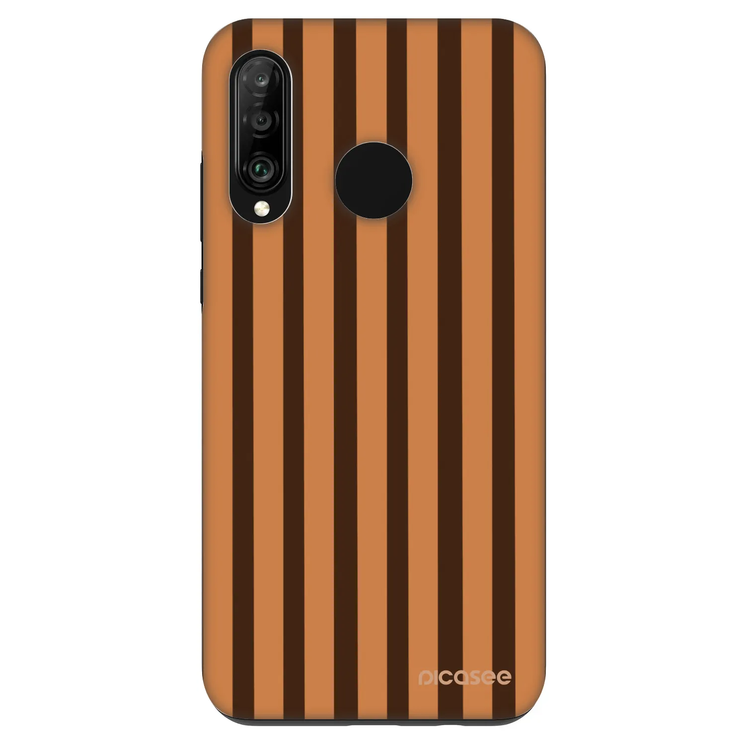 Picasee Fashion Case pro Huawei P30 Lite - Caramel lines