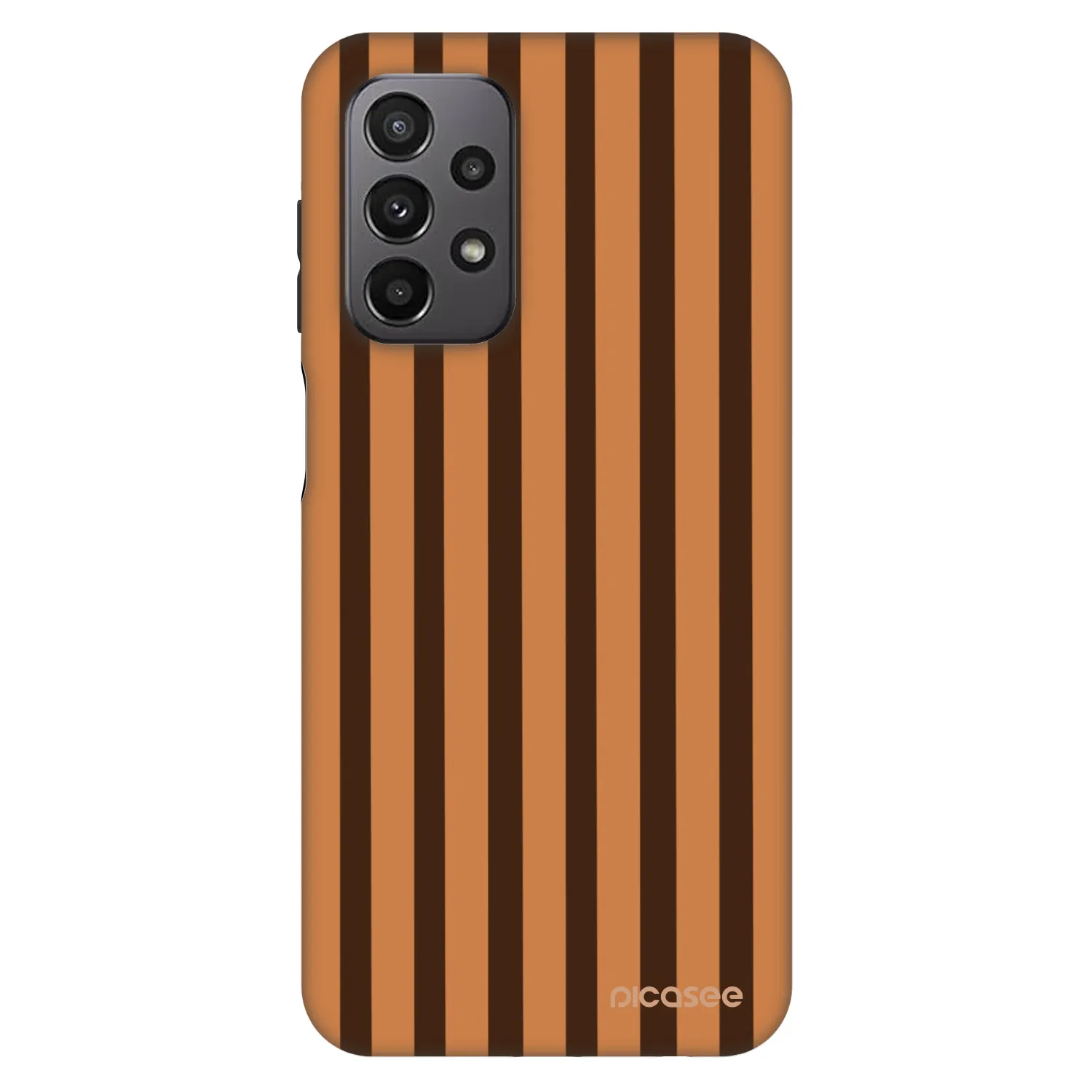 Picasee Fashion Case pro Samsung Galaxy A23 A235F 4G - Caramel lines