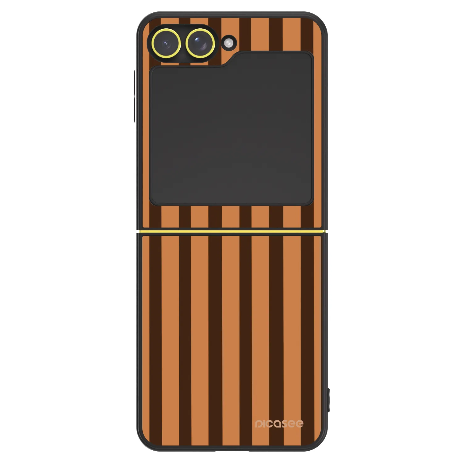 Picasee ULTIMATE CASE pro Samsung Galaxy Z Flip7 FE 5G - Caramel lines