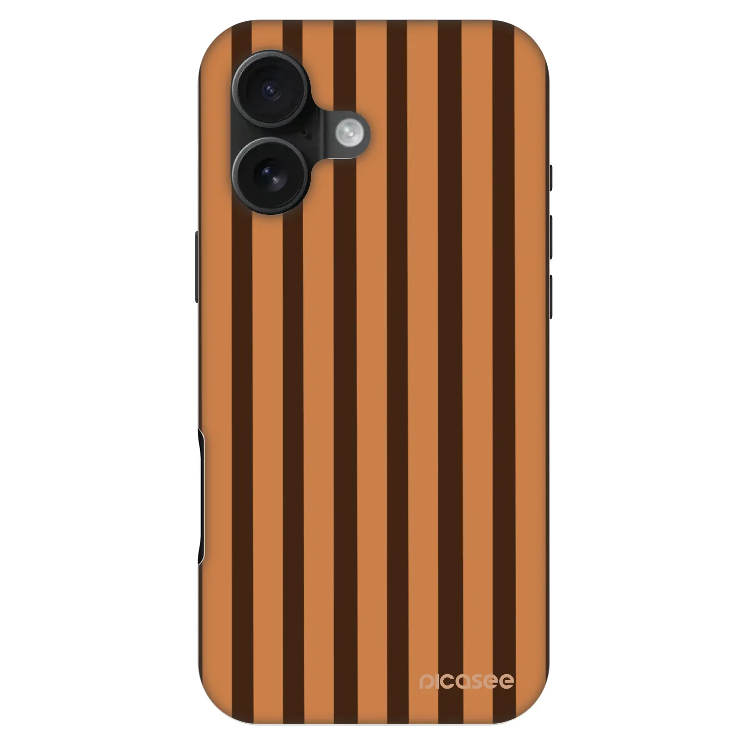 Picasee Fashion Case MagSafe Apple iPhone 16 - Caramel lines