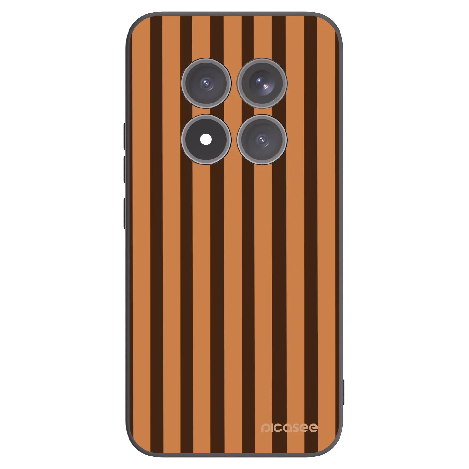 Picasee silikonový černý obal pro Xiaomi Redmi Note 15 Pro+ - Caramel lines