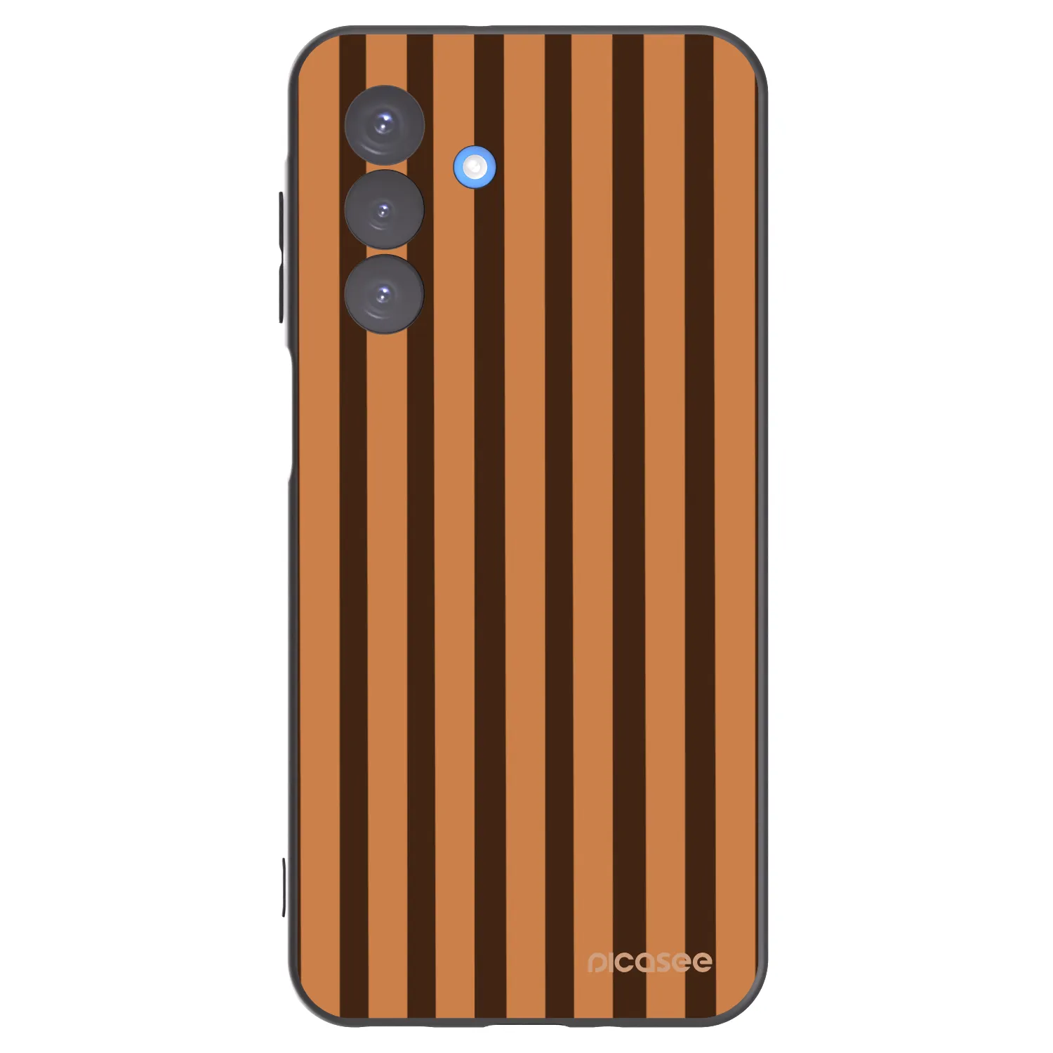 Picasee silikonový černý obal pro Samsung Galaxy A17 5G - Caramel lines
