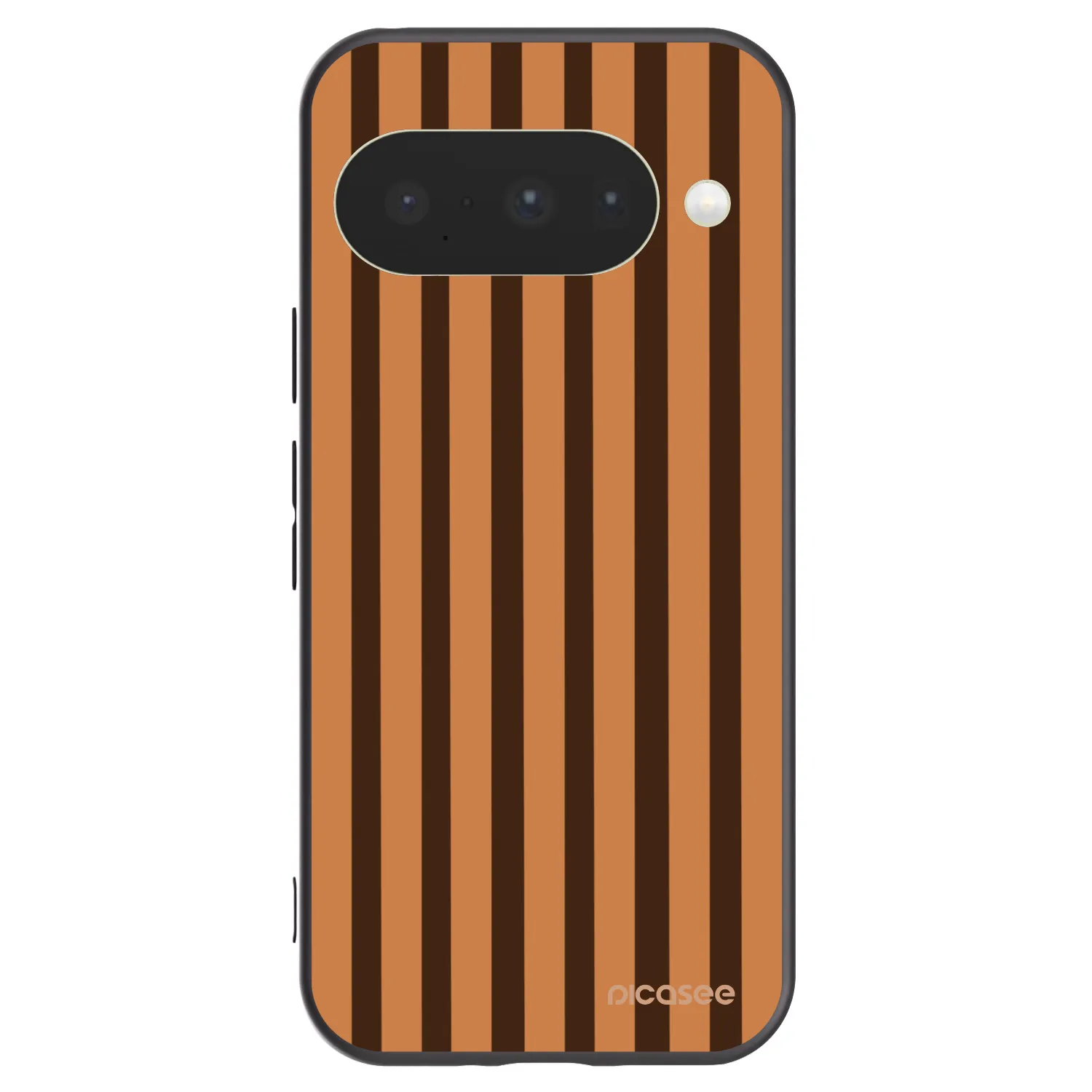 Picasee silikonový černý obal pro Google Pixel 10 - Caramel lines