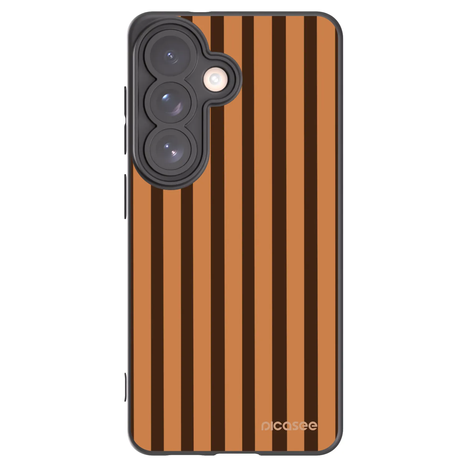 Picasee silikonový černý obal pro Samsung Galaxy S26 - Caramel lines