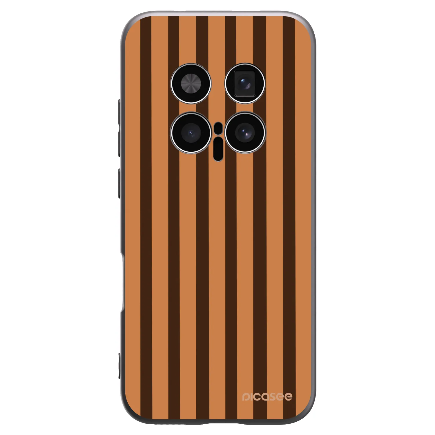 Picasee silikonový černý obal pro Honor Magic8 Pro 5G - Caramel lines