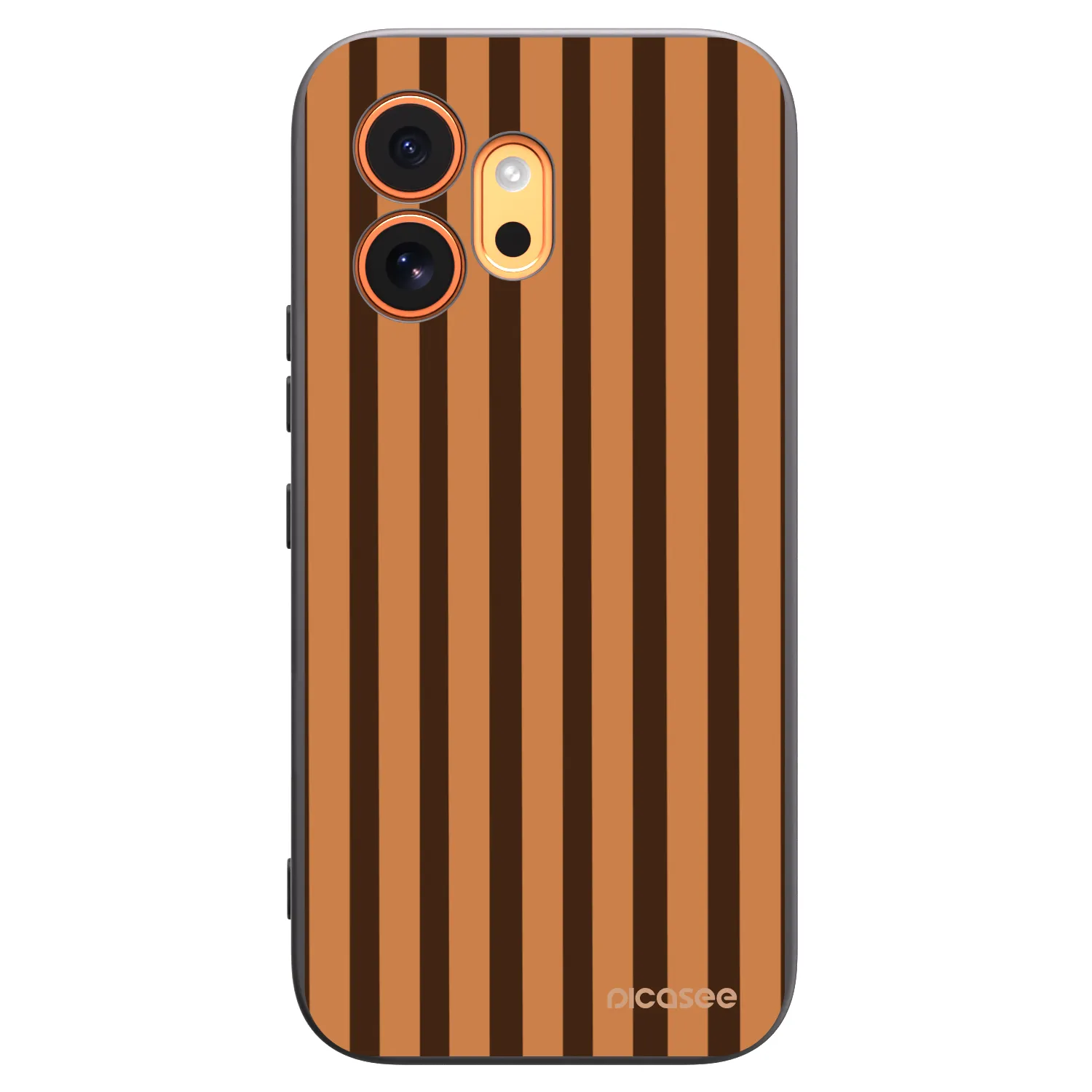Picasee silikonový černý obal pro Honor 600 - Caramel lines