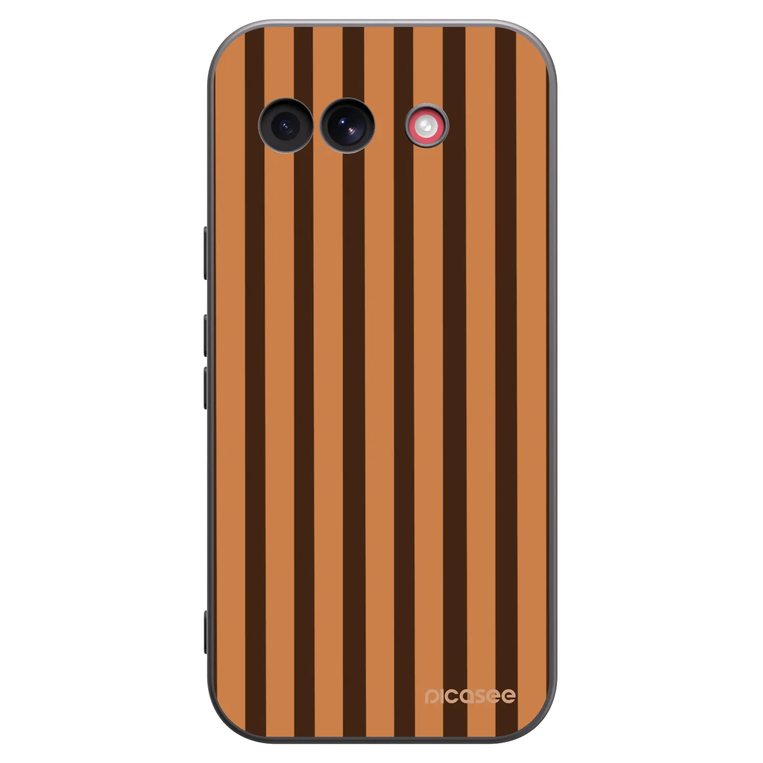 Picasee silikonový černý obal pro Google Pixel 10a - Caramel lines