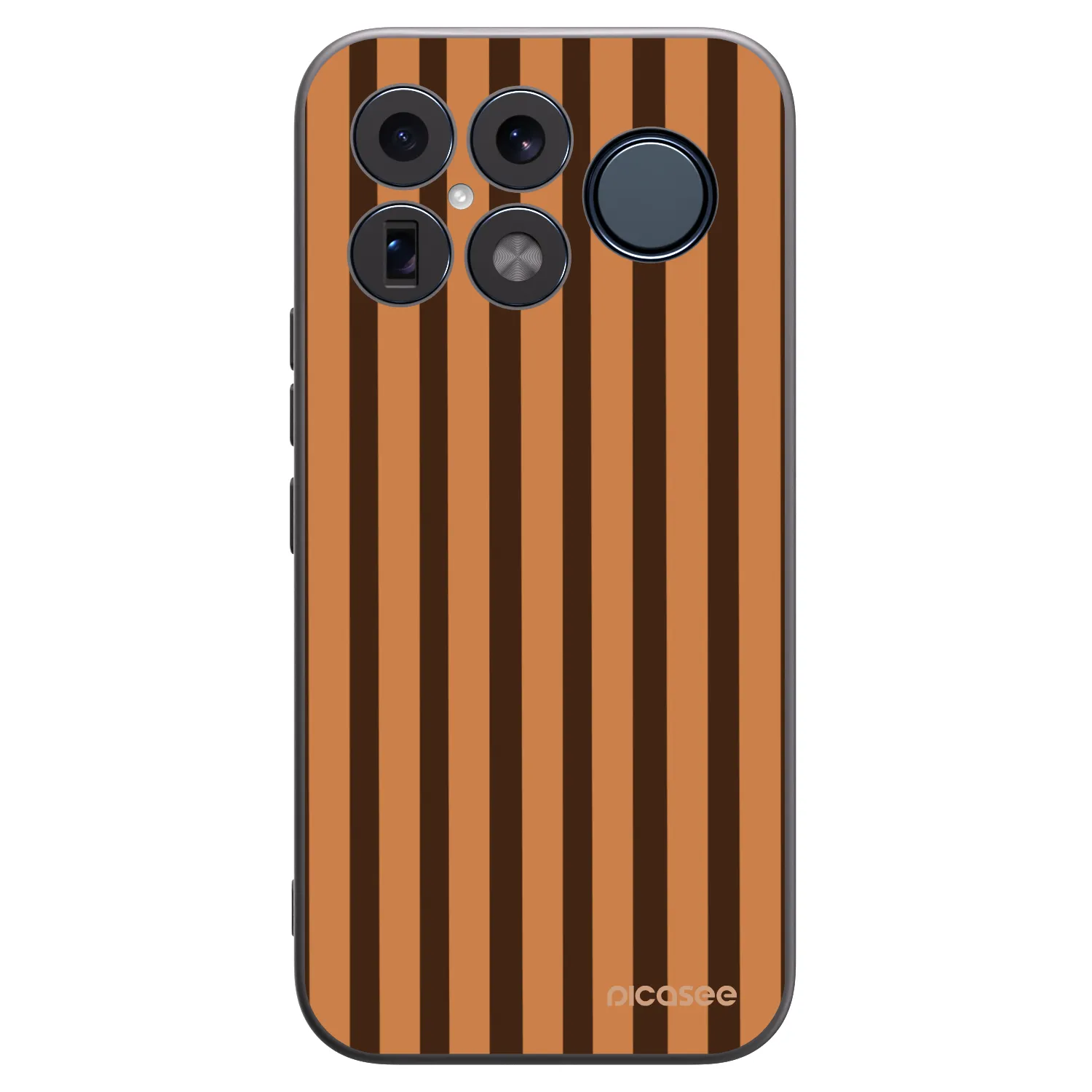 Picasee silikonový černý obal pro Xiaomi Poco F8 Ultra - Caramel lines