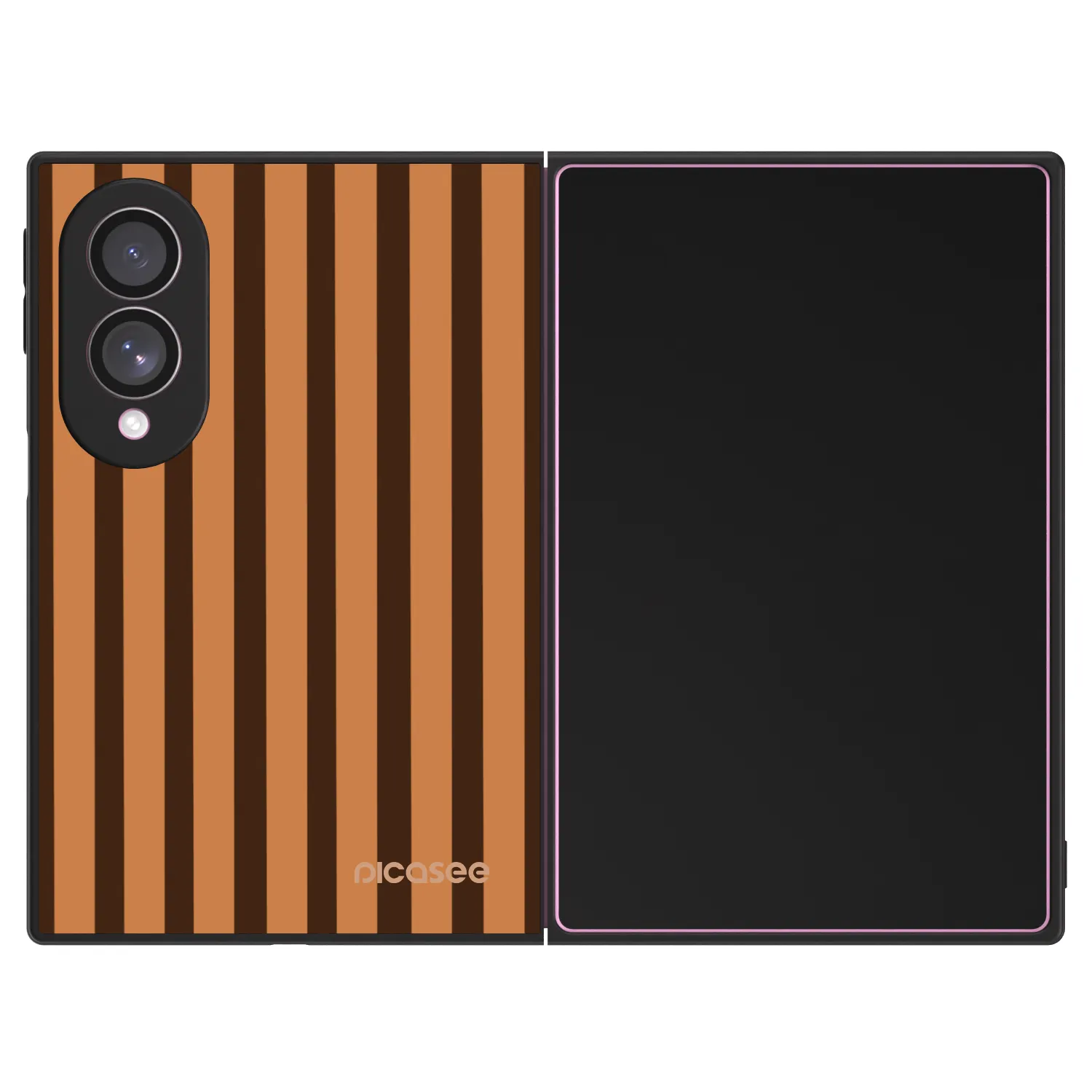 Picasee ULTIMATE CASE pro Samsung Galaxy Z Fold8 5G - Caramel lines