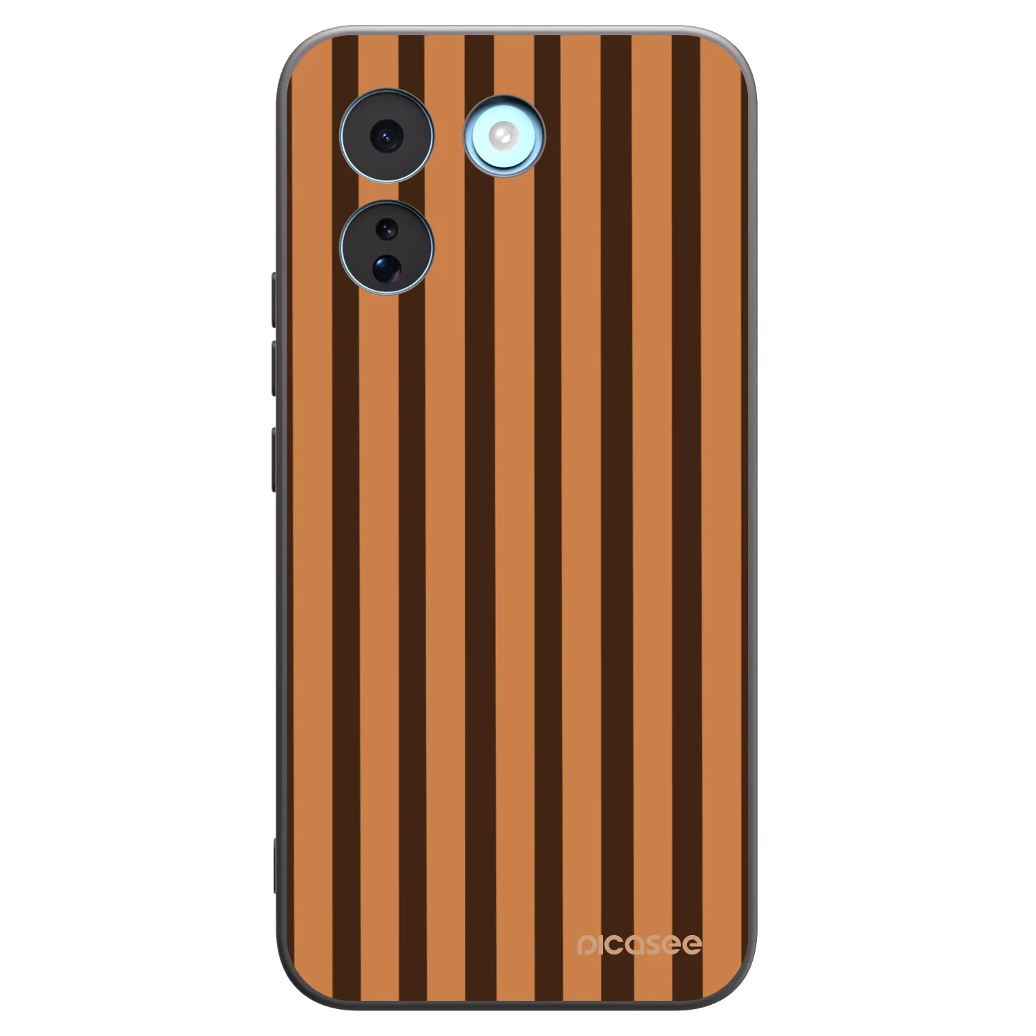 Picasee silikonový černý obal pro Xiaomi Redmi Note 17 Pro MAX 5G - Caramel lines