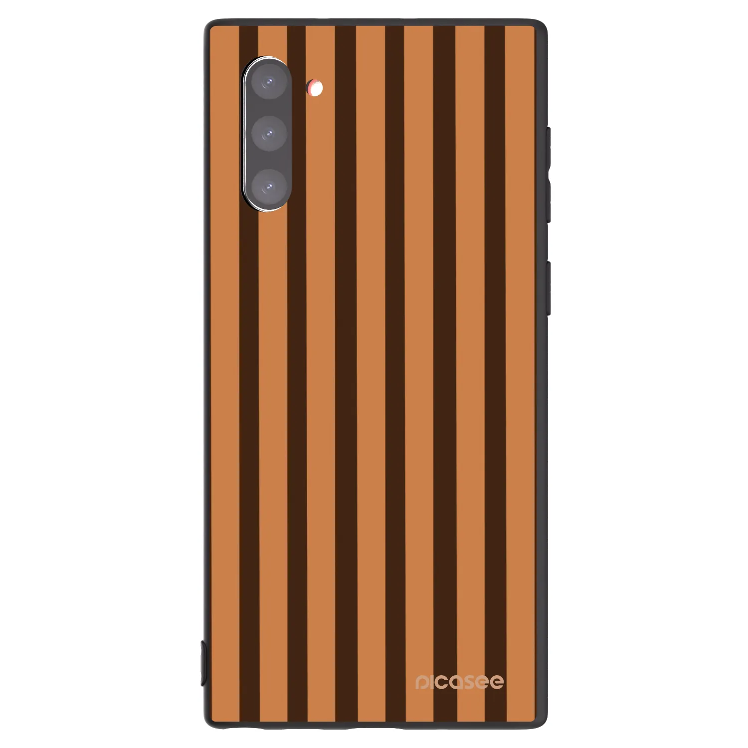 Picasee silikonový černý obal pro Samsung Galaxy Note 10 N970F - Caramel lines