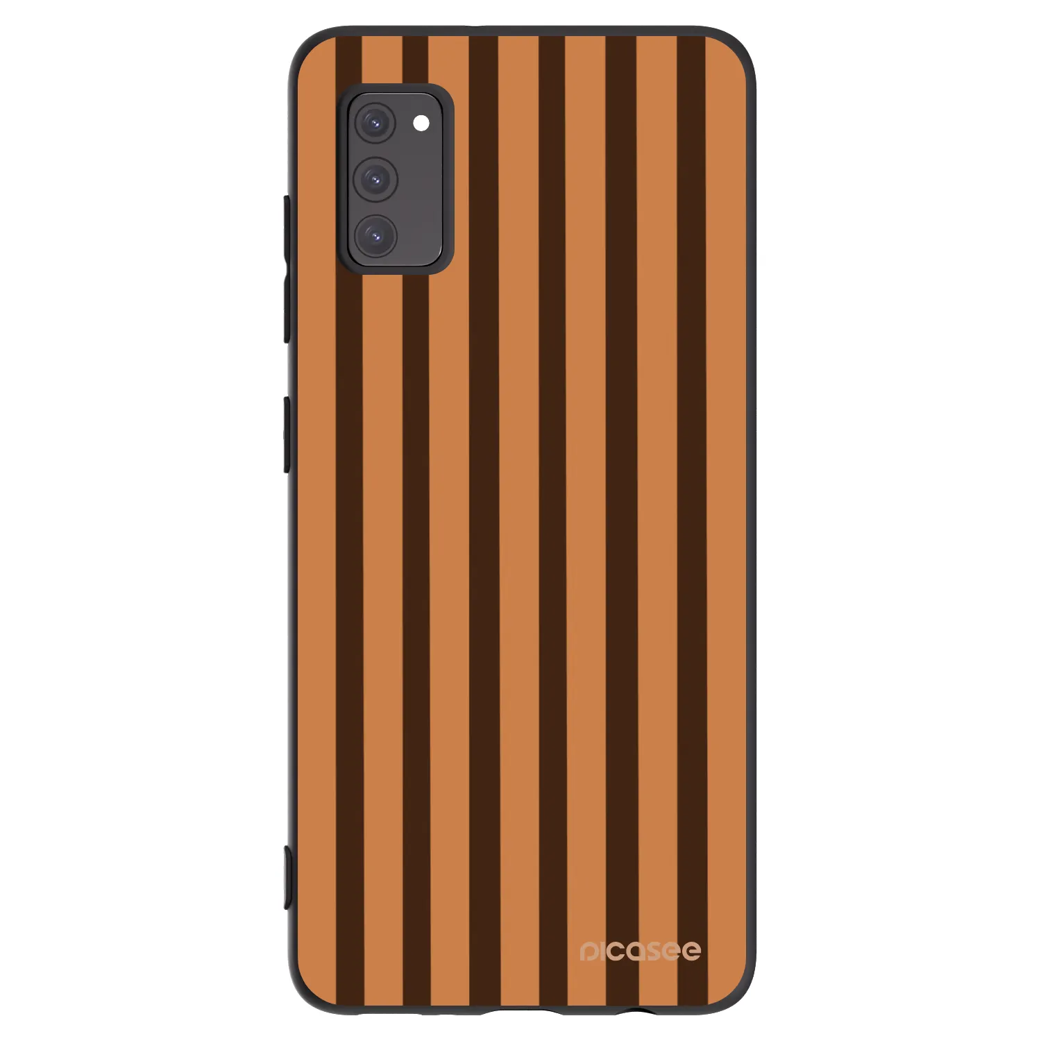Picasee silikonový černý obal pro Samsung Galaxy A41 A415F - Caramel lines
