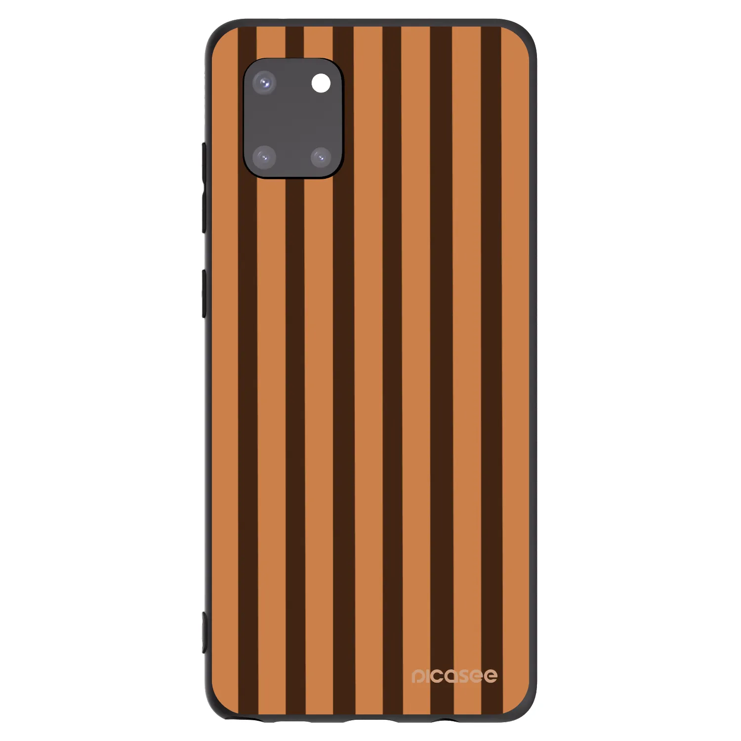 Picasee silikonový černý obal pro Samsung Galaxy Note 10 Lite N770F - Caramel lines