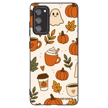 Picasee silikonový černý obal pro Samsung Galaxy S20 FE - Fall vibes