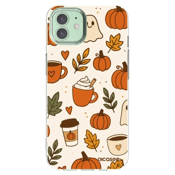 Picasee silikonový průhledný obal pro Apple iPhone 12 - Fall vibes