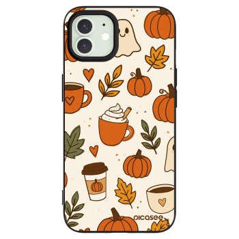 Picasee silikonový černý obal pro Apple iPhone 12 Pro - Fall vibes