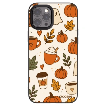 Picasee silikonový černý obal pro Apple iPhone 12 Pro Max - Fall vibes