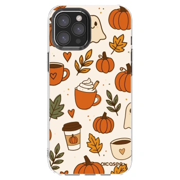 Picasee silikonový průhledný obal pro Apple iPhone 12 Pro Max - Fall vibes