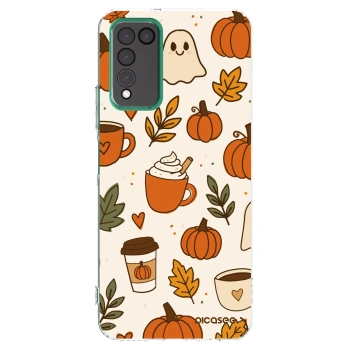 Picasee silikonový průhledný obal pro Honor 10X Lite - Fall vibes