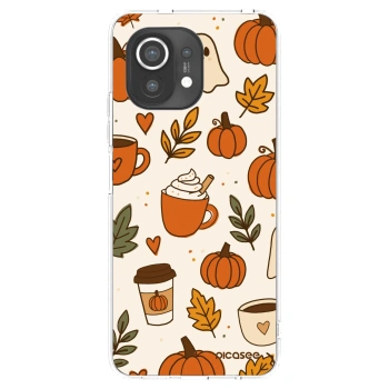 Picasee silikonový průhledný obal pro Xiaomi Mi 11 - Fall vibes
