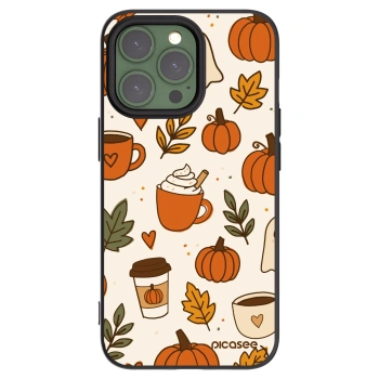 Picasee silikonový černý obal pro Apple iPhone 13 Pro - Fall vibes