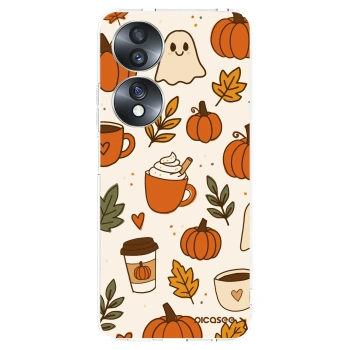 Picasee silikonový průhledný obal pro Honor 70 - Fall vibes