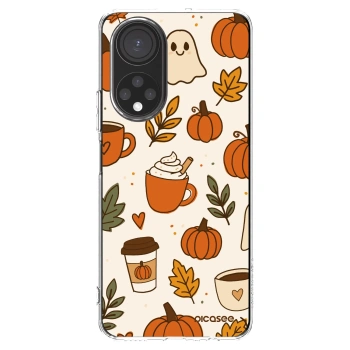 Picasee silikonový průhledný obal pro Honor X7 - Fall vibes