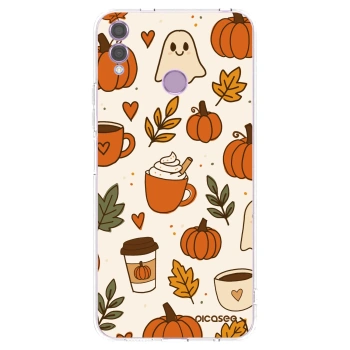 Picasee silikonový průhledný obal pro Honor 8X - Fall vibes