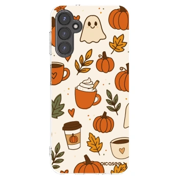 Picasee silikonový průhledný obal pro Samsung Galaxy A14 4G A145R - Fall vibes