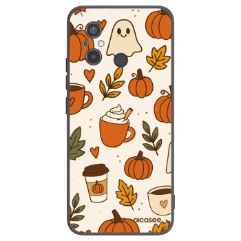 Picasee silikonový černý obal pro Xiaomi Redmi 12C - Fall vibes