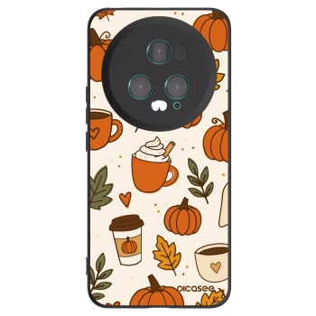Picasee silikonový černý obal pro Honor Magic5 Pro - Fall vibes