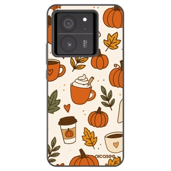 Picasee silikonový černý obal pro Xiaomi 13T - Fall vibes