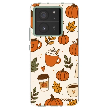 Picasee silikonový průhledný obal pro Xiaomi 13T - Fall vibes