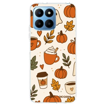 Picasee silikonový průhledný obal pro Honor 70 Lite - Fall vibes