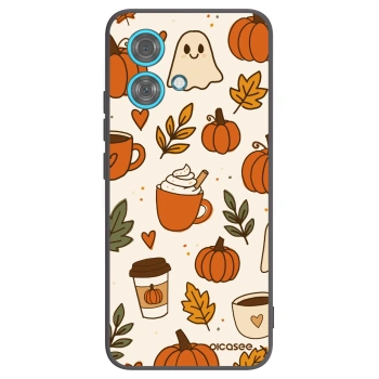 Picasee silikonový černý obal pro Motorola Edge 40 Neo - Fall vibes
