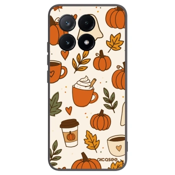 Picasee silikonový černý obal pro Xiaomi Poco X6 Pro - Fall vibes