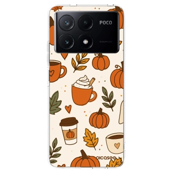 Picasee silikonový průhledný obal pro Xiaomi Poco X6 Pro - Fall vibes