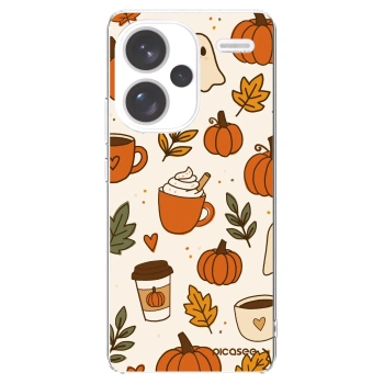 Picasee silikonový průhledný obal pro Xiaomi Redmi Note 13 Pro+ 5G - Fall vibes